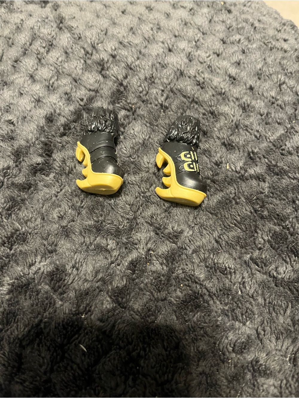 Monster High Doll Sweet 1600 Clawdeen Wolf - Replacement Black Gold Shoes Boots